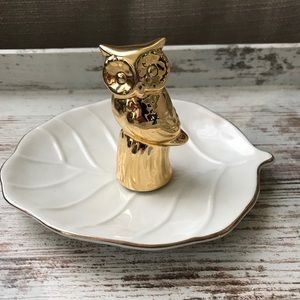 Owl jewelry tray